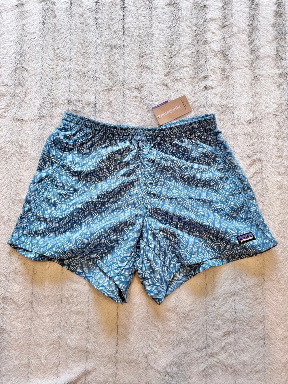 Patagonia baggies 5” - Bluff River Port Blue